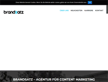 Tablet Screenshot of brandsatz.com